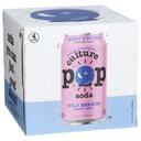 Culture Pop Soda Wild Berries Basil and Lime Probiotic Soda, 12 Fluid Ounce -- 24 per case