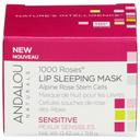 Andalou Naturals 1000 Roses Sensitive Lip Sleeping Mask, 0.42 Fluid Ounce