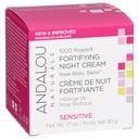 Andalou Naturals 1000 Roses Sensitive Fortifying Night Cream, 1.7 Ounce