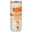 Rise Brewing Co Salted Caramel Nitro Cold Brew Coffee, 7 Fluid Ounce -- 12 per case
