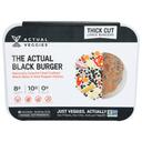 Actual Veggies The Actual Black Burger, 8 Ounce -- 6 per case