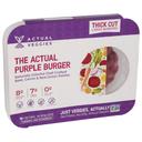 Actual Veggies The Actual Purple Burger, 8 Ounce -- 6 per case