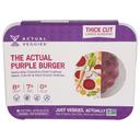 Actual Veggies The Actual Purple Burger, 8 Ounce -- 6 per case