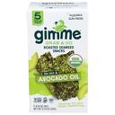 Gimme Grab and Go Organic Sea Salt and Avocado Oil Roasted Seaweed Snacks, 0.7 Ounce -- 6 per case