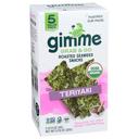 Gimme Grab and Go Organic Teriyaki Roasted Seaweed Snacks, 0.7 Ounce -- 6 per case