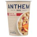 Anthem Peach and Cranberry Whole Grain Oatmeal, 3.25 Ounce Cup -- 6 per case