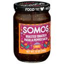 Somos Roasted Tomatillo Pasilla Pepper Salsa, 12 Ounce -- 6 per case