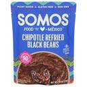 Somos Chipotle Refried Black Beans, 10 Ounce -- 6 per case
