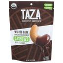 Taza Organic Wicked Dark Chocolate Covered Cashews, 3.5 Ounce -- 12 per case