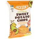 Jacksons Wavy Cut Cheddar and Sour Cream Avocado Oil Sweet Potato Chips, 5 Ounce -- 12 per case