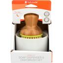 Full Circle Bubble Up Eco Friendly Bamboo Dish Brush, 2.36 x 2.36 x 3.35 inch -- 4 per case