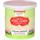 Miss Jones Organic Cream Cheese Buttercream Frosting, 11.29 Ounce -- 6 per case