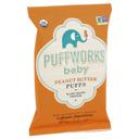 Puffworks Organic Peanut Butter Puffs, 0.5 Ounce -- 6 per case