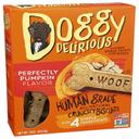 Doggy Delirious Perfectly Pumpkin Bone Dog Treats, 16 Ounce -- 6 per case