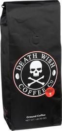 Death Wish Coffee Ground Coffee, 1 Pound Bag -- 6 per case