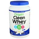 Orgain Vanilla Bean Clean Whey Protein Powder, 29.2 Ounce