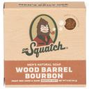 Dr. Squatch Wood Barrel Bourbon Mens Natural Soap, 5 Ounce