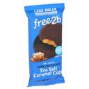 Free 2b Dark Chocolate Sea Salt Caramel Cups, 1.1 Ounce -- 12 per case