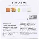 Simply Gum Spearmint Gum - 15 count per pack -- 12 packs per case