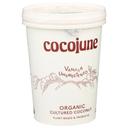 Cocojune Organic Vanilla Unsweetened Yogurt, 16 Ounce -- 8 per case