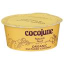 Cocojune Organic Passion Fruit Cultured Coconut Yogurt, 4 Ounce -- 12 per case