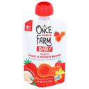 Once Upon a Farm Organic Strawberry Squash Coconut Vanilla 6 Month Plus Baby Food, 3.2 Fluid Ounce -- 8 per case