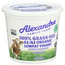 Alexandre Family Farm Organic A2/A2 100 Percent Grass-Fed Lowfat Yogurt, 24 Ounce -- 6 per case