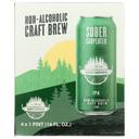 Sober Carpenter IPA Non Alcoholic Craft Beer, 64 Fluid Ounce -- 6 per case