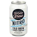 High Brew Nitro Sweet Cream Cold Brew Coffee, 10 Fluid Ounce -- 12 per case