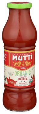 Mutti Passata Organic Tomato Puree, 19.7 Ounce -- 6 per case