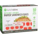 Lunchskins Paper Apple Sandwich Bag - 50 count per pack -- 12 packs per case