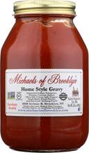 Michaels of Brooklyn Gluten Free Home Style Gravy Pasta Sauce, 32 Ounce -- 6 per case