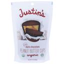 Justins Organic Mini Dark Chocolate Peanut Butter Cups, 4.7 Ounce -- 6 per case