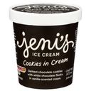 Jenis Splendid Cookies N Cream Ice Cream, 16 Ounce -- 8 per case
