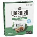 Beefree Warrior Apple Caramel Mini Oat Bar, 0.63 Ounce -- 8 per case