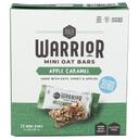 Beefree Warrior Apple Caramel Mini Oat Bar, 0.63 Ounce -- 8 per case
