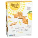 Simple Mills Seed and Nut Flour Lemon Sweet Thins, 4.25 Ounce -- 6 per case