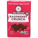 Taza Chocolate Organic Raspberry and Cacao Nibs Stone Ground Dark Chocolate Bar, 2.5 Ounce -- 10 per case