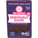 Taza Chocolate Organic Seriously Dark Chocolate Bar, 2.5 Ounce -- 10 per case