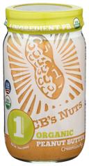 CBS Nuts Organic Creamunchy Peanut Butter, 16 Ounce -- 12 per case