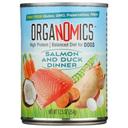 Organomics Salmon and Duck Dinner for Dogs, 12.5 Ounce -- 12 per case