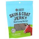 Bixbi Liberty Beef Lung Recipe Skin and Coat Jerky Treats for Dog, 5 Ounce -- 6 per case