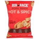 Rib Rack Hot and Spicy Pork Rinds, 4 Ounce -- 6 per case