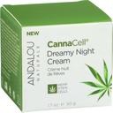 Andalou Naturals Cannacell Dreamy Night Cream, 1.7 Ounce