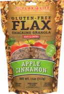 Flax 4 Life Apple Cinnamon Flax Snacking Granola, 11 Ounce -- 6 per case