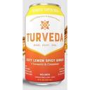 Turveda Wellness Lemon Ginger Turmeric Prebiotic Super Soda, 12 Fluid Ounce -- 12 per case