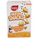 Katz Chocolate Chip Muffin Snacks, 6 Ounce -- 6 per case