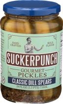 Suckerpunch Classic Dill Spear Pickles, 24 Ounce -- 6 per case
