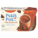 Petit Pot Organic De Crème Dark Chocolate French Dessert, 8 Ounce -- 4 per case