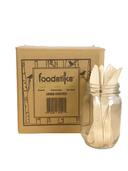 Foodstiks Compostable Wood Knife, 6 1/4 inch Length -- 1000 per case.